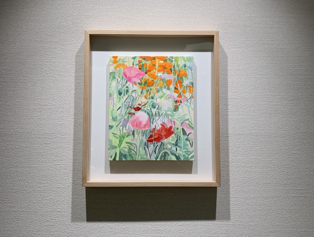 植物を中心に描く画家の木村彩子さんの絵
